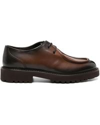 Doucal's - Ombré-Effect Leather Boat Shoes - Lyst