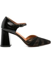 Chie Mihara - 51Mm Panelled-Leather Pumps - Lyst
