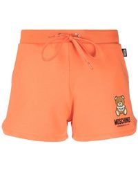 Moschino - Pantalones cortos con estampado Teddy Bear - Lyst