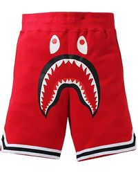 A Bathing Ape - Shark Basketball Sweatshort - Lyst