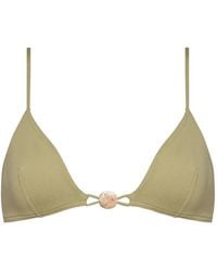 Eres - Alva Bead-Embellished Bikini Top - Lyst