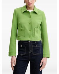Morgan - Cropped Button-Up Jacket - Lyst
