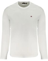 Napapijri - T-Shirt En Coton À Manches Longues - Lyst