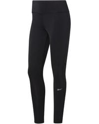 Reebok - Logo-Detail Leggings - Lyst
