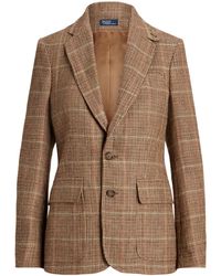 Polo Ralph Lauren - Checked Single-breasted Blazer - Lyst
