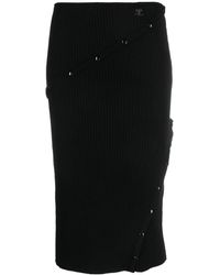 Courreges - Detachable-panel High-waist Skirt - Lyst