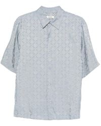 Sandro - Square Cross Loose-Fit Shirt - Lyst