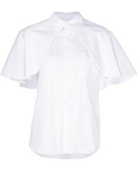 Comme des Garçons - Ruffle-detailing Cotton Shirt - Lyst