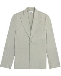 KROST - Checked Single-Breasted Blazer - Lyst