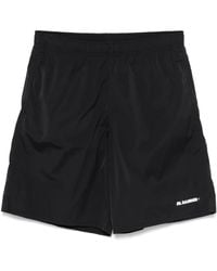 Jil Sander - Logo-Print Swim Shorts - Lyst