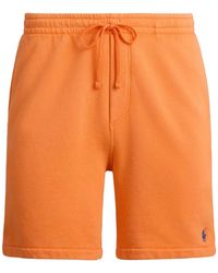 Polo Ralph Lauren - Short En Molleton À Lien De Resserrage Et À Logo Brodé - Lyst