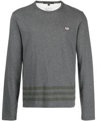 Gucci - Camiseta de manga larga con logo bordado - Lyst