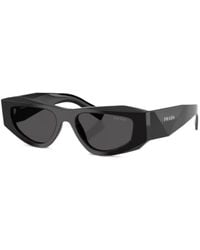 Prada - Geometric-Frame Sunglasses - Lyst