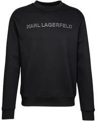 KARL LAGERFELD - Logo-Embellishment Sweatshirt - Lyst