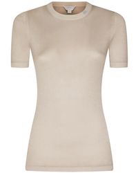 Malo - Short-Sleeves Cashmere Top - Lyst