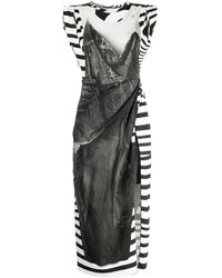 JNBY - Graphic-Print Sleeveless Midi Dress - Lyst
