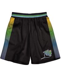 Mitchell & Ness - Elasticated-Waistband Track Shorts - Lyst