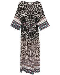 Pierre Louis Mascia - Tetris Printed Tie Dress - Lyst