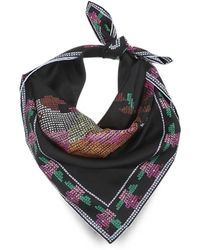 Chloé - Parrot Silk Square Scarf - Lyst