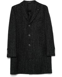 Tagliatore - Herringbone Coat - Lyst