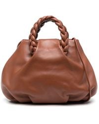 Hereu - Bombon Braided Handle Leather Handbag - Lyst