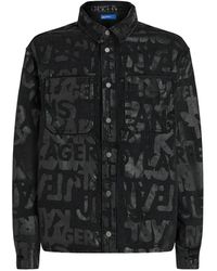 KARL LAGERFELD - All-Over Logo-Print Shirt - Lyst