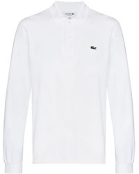 Lacoste - Langärmeliges Poloshirt mit Logo - Lyst
