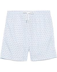 Paul & Shark - Badeshorts Mit Grafischem Print - Lyst