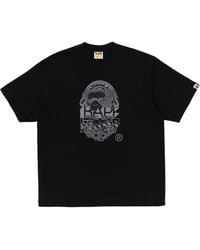 A Bathing Ape - Graphic-Print Short-Sleeve T-Shirt - Lyst