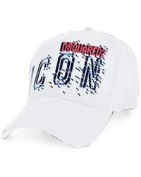 DSquared² - Icon Logo-Print Baseball Cap - Lyst