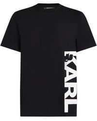 KARL LAGERFELD - Logo-Print Beach T-Shirt - Lyst