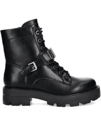 Guess - Lace-Up Biker Boots - Lyst