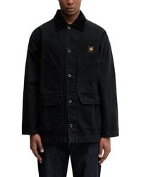 Carhartt - Prescott Corduroy-Collar Logo-Patch Jacket - Lyst