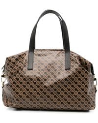 Gherardini - Monogram-Print Bowling Shoulder Bag - Lyst
