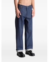 Filling Pieces - Raw-Denim Straight-Leg Jeans - Lyst