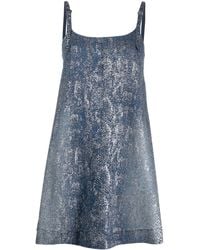 Versace - Mini Buckle Dress - Lyst