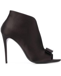 Ferragamo Ботильоны Vara Bow 110 - Черный