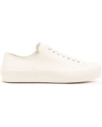 Jil Sander - Low-Top Leather Sneakers - Lyst