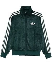 adidas - Sudadera a rayas con cremallera - Lyst