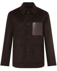 Yves Salomon - Calf Leather-Patch Jacket - Lyst