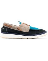 Moma - Suede Boat Shoes - Lyst