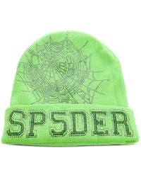 Sp5der - Beanie mit Strass - Lyst