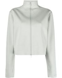 Calvin Klein - Zip-Up High-Neck Hoodie - Lyst