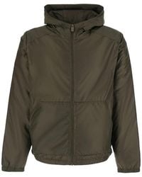 Aspesi - Hooded Zip-Up Jacket - Lyst