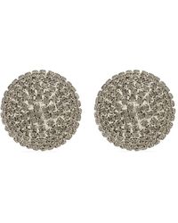 Dolce & Gabbana - Pendientes de clip con detalles de cristales - Lyst
