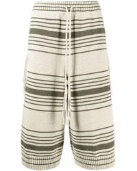 Craig Green - Striped Ribbed-knit Shorts - Lyst