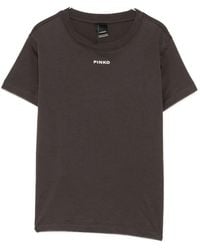 Pinko - Logo-Print Short-Sleeve T-Shirt - Lyst