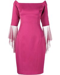 Lethicia Bronstein - Anne チュールスリーブ ドレス - Lyst