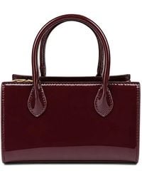 Benetton - Mini Patent-Finish Tote Bag - Lyst