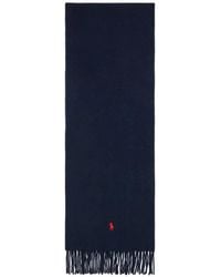 Polo Ralph Lauren - Pony Fringe-Trim Scarf - Lyst
